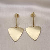 Oro Laminado Long Earring, Gold Filled Style Polished, Golden Finish, 02.385.0024