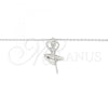 Sterling Silver Pendant Necklace, with White Cubic Zirconia, Polished, Rhodium Finish, 04.336.0199.16
