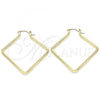 Oro Laminado Medium Hoop, Gold Filled Style Polished, Golden Finish, 02.170.0322.40