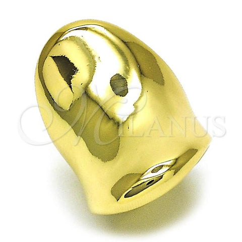 Oro Laminado Elegant Ring, Gold Filled Style Chunky Design, Polished, Golden Finish, 01.213.0039