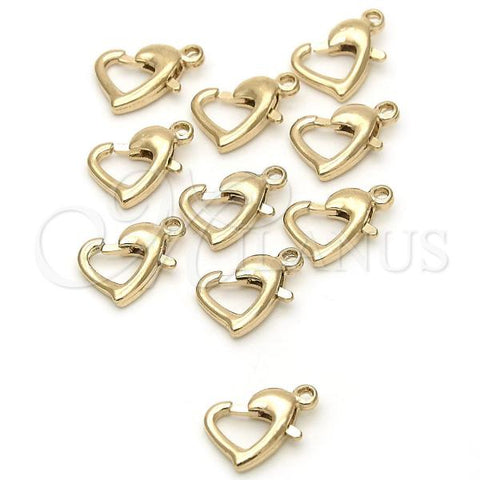 Oro Laminado Lobster Clasp, Gold Filled Style Polished, Golden Finish, 12.63.0014