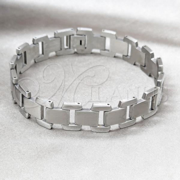 Stainless Steel Solid Bracelet, Polished, Steel Finish, 03.63.22937.08