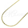 Oro Laminado Basic Necklace, Gold Filled Style Polished, Golden Finish, 04.213.0216.18
