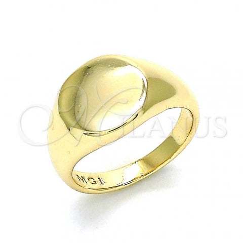 Oro Laminado Baby Ring, Gold Filled Style Polished, Golden Finish, 01.185.0015.03 (Size 3)