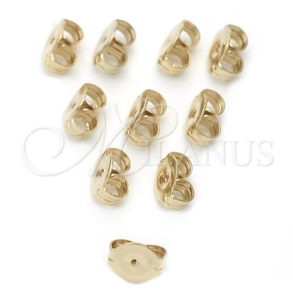 Oro Laminado Earring Back, Gold Filled Style Polished, Golden Finish, 5.234.022