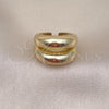 Oro Laminado Elegant Ring, Gold Filled Style Polished, Golden Finish, 01.213.0042