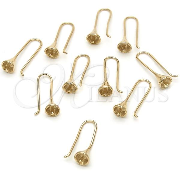 Oro Laminado Hook, Gold Filled Style Polished, Golden Finish, 12.63.0011