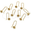 Oro Laminado Hook, Gold Filled Style Polished, Golden Finish, 12.63.0011