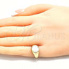 Oro Laminado Baby Ring, Gold Filled Style Polished, Golden Finish, 01.185.0015.02 (Size 2)