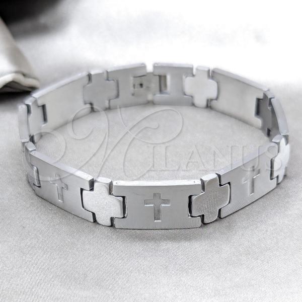Stainless Steel Solid Bracelet, Polished, Steel Finish, 03.63.22919.08