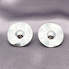 Rhodium Plated Stud Earring, Chunky Design, Polished, Rhodium Finish, 02.385.0053.1