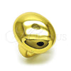 Oro Laminado Elegant Ring, Gold Filled Style Chunky Design, Polished, Golden Finish, 01.341.0143