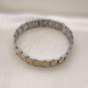 Stainless Steel Solid Bracelet, Polished, Two Tone, 03.114.0275.1.08