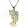 Oro Laminado Religious Pendant, Gold Filled Style Polished, Golden Finish, 05.192.0008