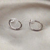 Sterling Silver Stud Earring, Polished, Silver Finish, 02.407.0008