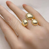 Oro Laminado Elegant Ring, Gold Filled Style Polished, Golden Finish, 01.213.0050