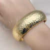 Oro Laminado Individual Bangle, Gold Filled Style Chunky Design, Polished, Golden Finish, 07.307.0021.05