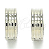 Stainless Steel Huggie Hoop, Polished, Steel Finish, 02.230.0053.20