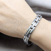 Stainless Steel Solid Bracelet, Polished, Steel Finish, 03.63.22930.08