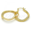 Oro Laminado Small Hoop, Gold Filled Style Polished, Golden Finish, 02.170.0165.25