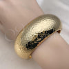 Oro Laminado Individual Bangle, Gold Filled Style Disco Design, Polished, Golden Finish, 07.307.0024.05