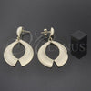 Oro Laminado Long Earring, Gold Filled Style Golden Finish, 02.32.0517