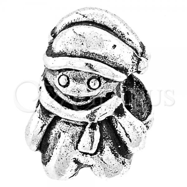 Sterling Silver Love Link Pendant, Rhodium Finish, 05.184.0009