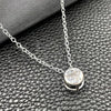 Sterling Silver Fancy Necklace, Star and Rolo Design, with White Cubic Zirconia, Polished, Silver Finish, 04.401.0021.18