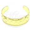 Oro Laminado Individual Bangle, Gold Filled Style Diamond Cutting Finish, Golden Finish, 07.156.0053 (20 MM Thickness, One size fits all)