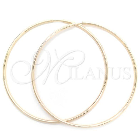 Oro Laminado Small Hoop, Gold Filled Style Polished, Golden Finish, 02.58.0081.50