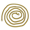 Stainless Steel Fancy Necklace, Polished, Golden Finish, 04.63.1392.1.30