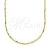 Oro Laminado Basic Necklace, Gold Filled Style Polished, Golden Finish, 04.213.0221.18