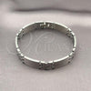 Stainless Steel Solid Bracelet, Polished, Steel Finish, 03.114.0315.3.09