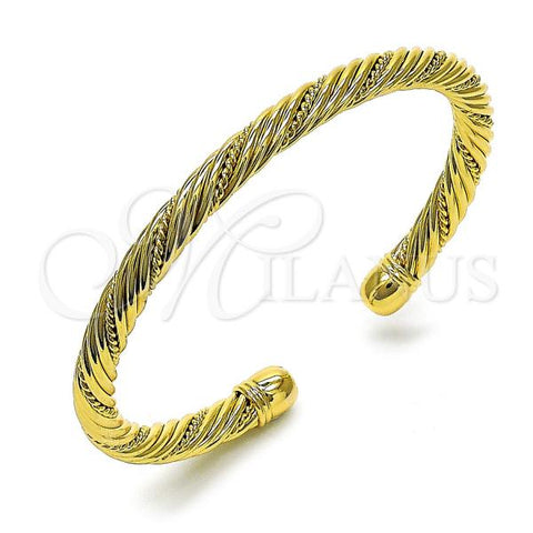 Oro Laminado Individual Bangle, Gold Filled Style Polished, Golden Finish, 07.170.0004.1