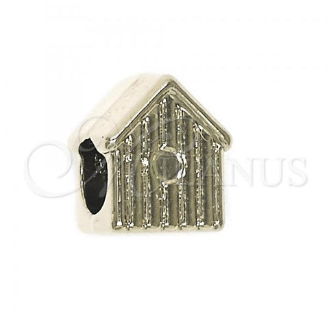 Oro Laminado Love Link Pendant, Gold Filled Style House Design, Golden Finish, 05.179.0021