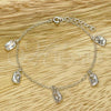 Sterling Silver Fancy Bracelet, Polished, Silver Finish, 03.401.0001.07