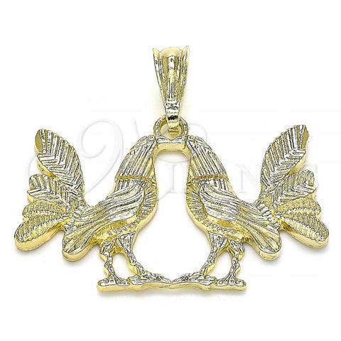 Oro Laminado Fancy Pendant, Gold Filled Style Polished, Golden Finish, 05.351.0166.1