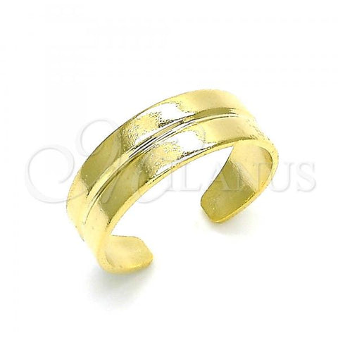 Oro Laminado Toe Ring, Gold Filled Style Polished, Golden Finish, 01.117.0012 (One size fits all)