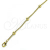 Oro Laminado Fancy Bracelet, Gold Filled Style Polished, Golden Finish, 03.360.0004.08