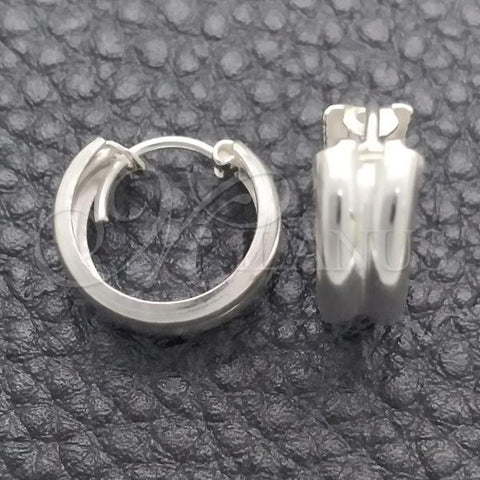Sterling Silver Small Hoop, Polished, Silver Finish, 02.399.0020.14