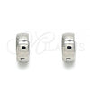 Stainless Steel Huggie Hoop, Polished, Steel Finish, 02.255.0008.10