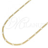 Oro Laminado Basic Necklace, Gold Filled Style Polished, Golden Finish, 04.213.0218.18