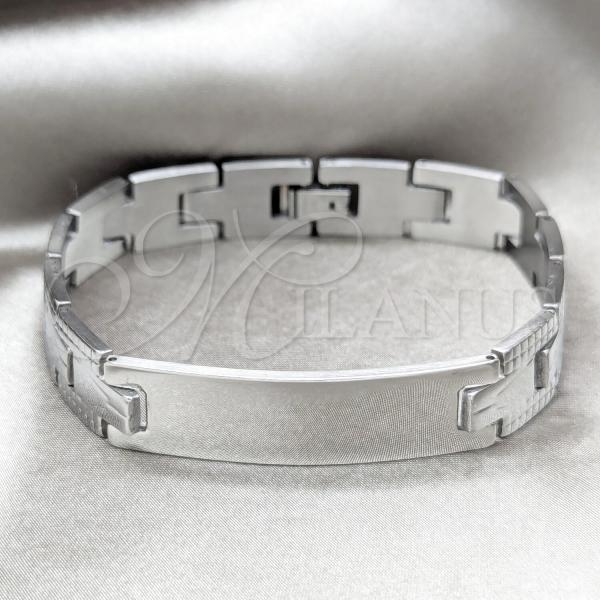 Stainless Steel Solid Bracelet, Polished, Steel Finish, 03.63.22917.08