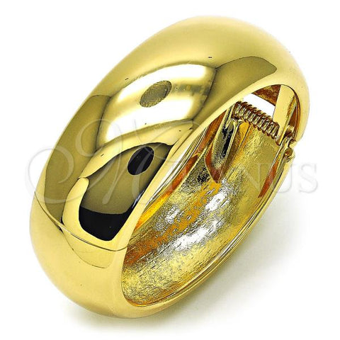 Oro Laminado Individual Bangle, Gold Filled Style Chunky Design, Polished, Golden Finish, 07.307.0022.05
