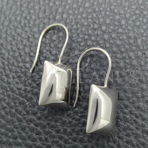 Sterling Silver Dangle Earring, Polished, Silver Finish, 02.395.0022