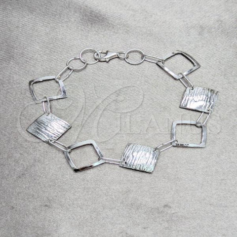 Sterling Silver Basic Bracelet, Polished, Silver Finish, 03.392.0030.07