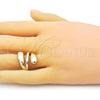 Oro Laminado Elegant Ring, Gold Filled Style Polished, Golden Finish, 01.213.0049