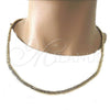 Oro Laminado Basic Necklace, Gold Filled Style Polished, Golden Finish, 03.145.0008.24