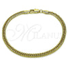 Oro Laminado Basic Bracelet, Gold Filled Style Polished, Golden Finish, 03.213.0299.07