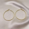 Oro Laminado Large Hoop, Gold Filled Style Polished, Golden Finish, 02.93.0004.50
